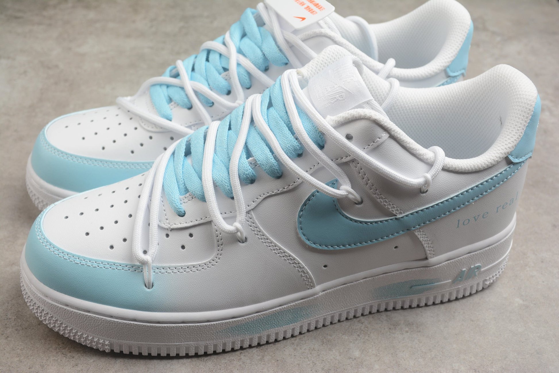 Fabrika Supply Air Force 1 Low “Love Real” White / Sky Blue | zapatillas Fabrika Supply