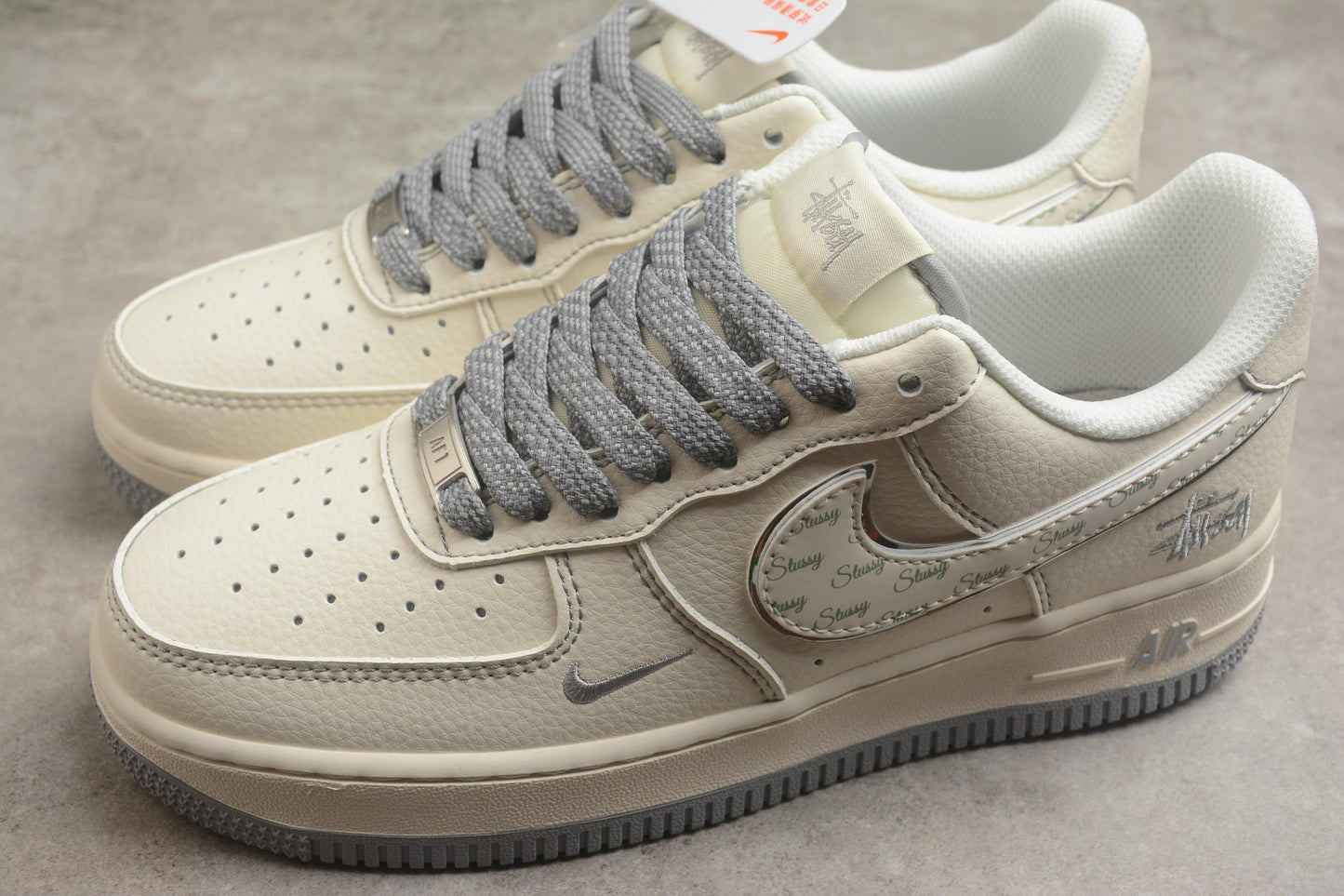 Fabrika Supply Air Force 1 Low x Stüssy Beige / Grey | zapatillas Fabrika Supply