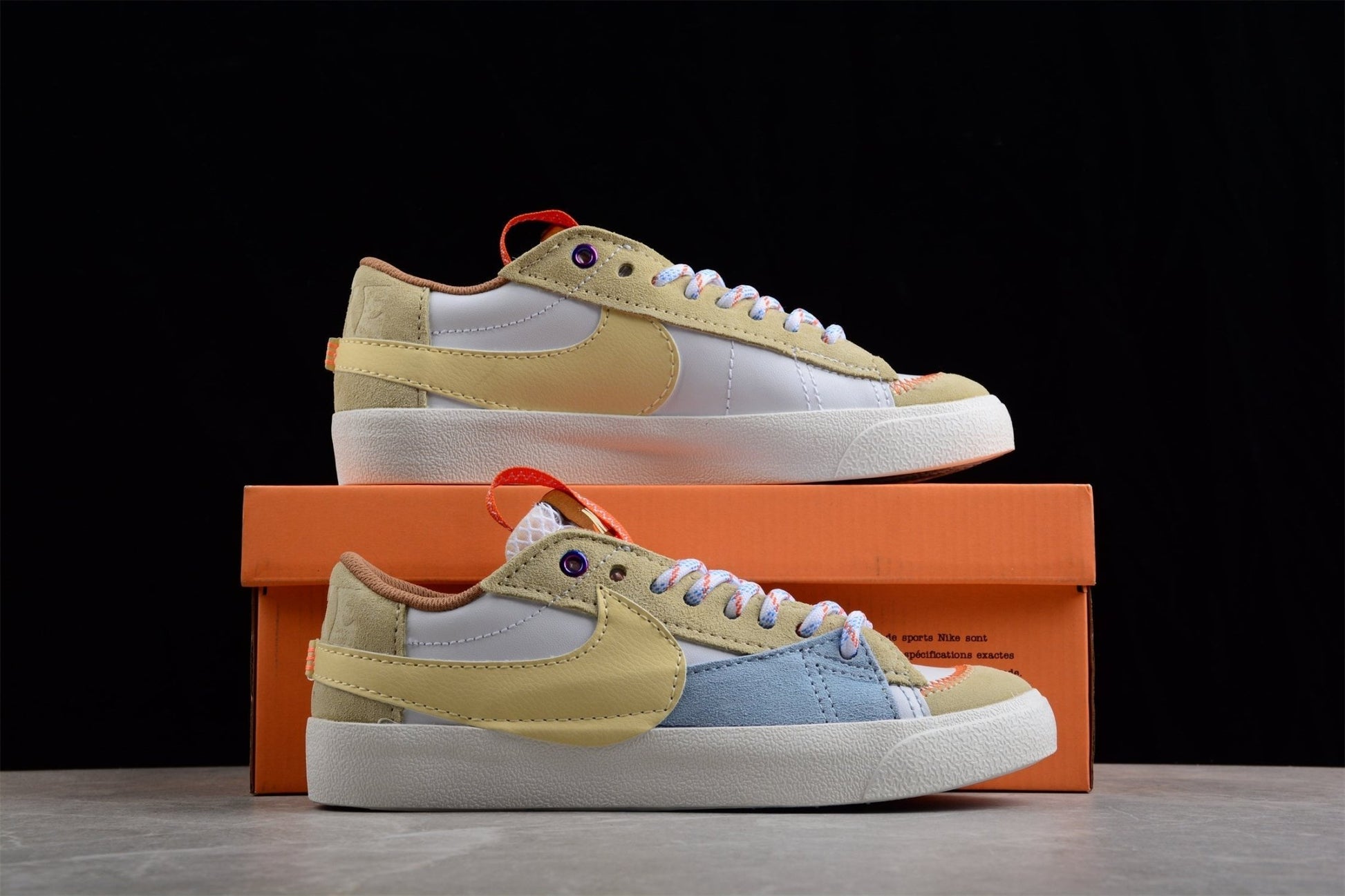 Fabrika Supply Blazer Low ’77 Beige / Blue / White | zapatillas Fabrika Supply