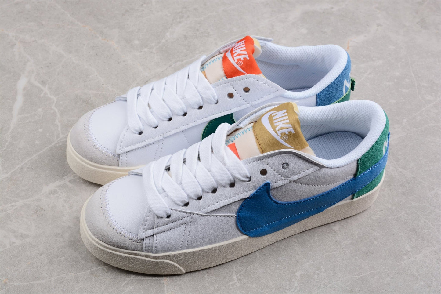 Fabrika Supply Blazer Low ’77 White / Green / Blue | zapatillas Fabrika Supply