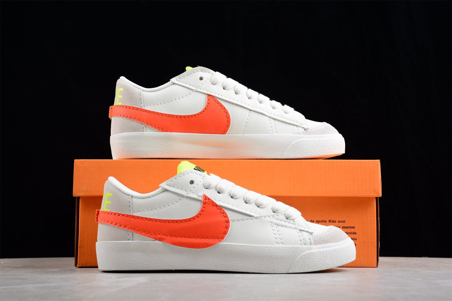 Fabrika Supply Blazer Low ’77 White / Orange / Lime Green | zapatillas Fabrika Supply