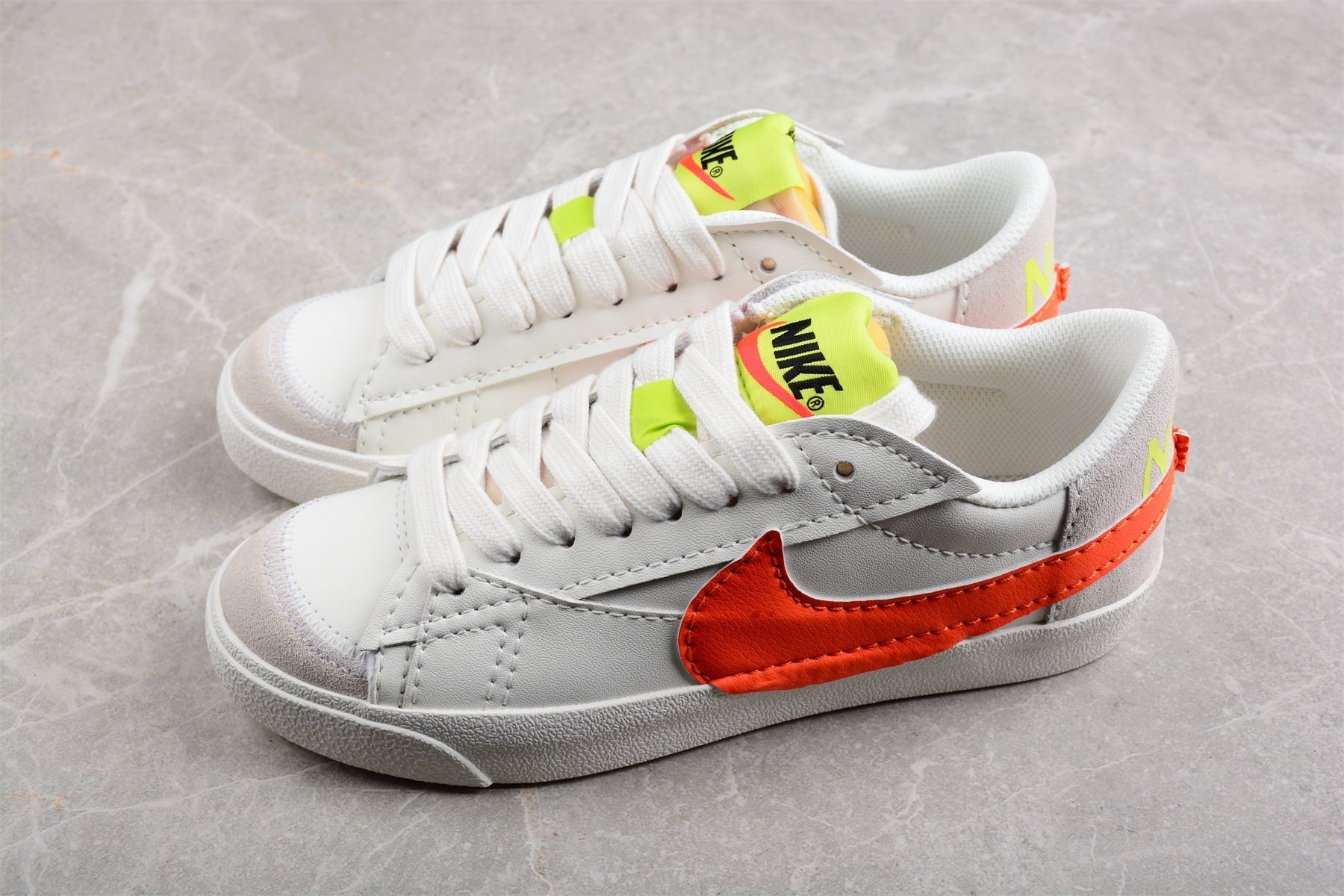 Fabrika Supply Blazer Low ’77 White / Orange / Lime Green | zapatillas Fabrika Supply