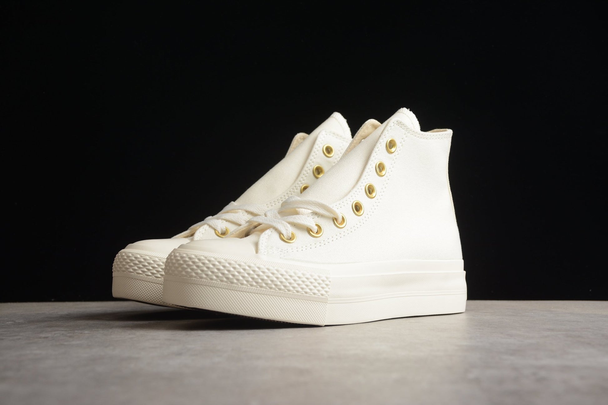 Essenza Rosa Chuck Taylor All Star Lift Platform HI Egret / Gold | zapatillas Essenza Rosa
