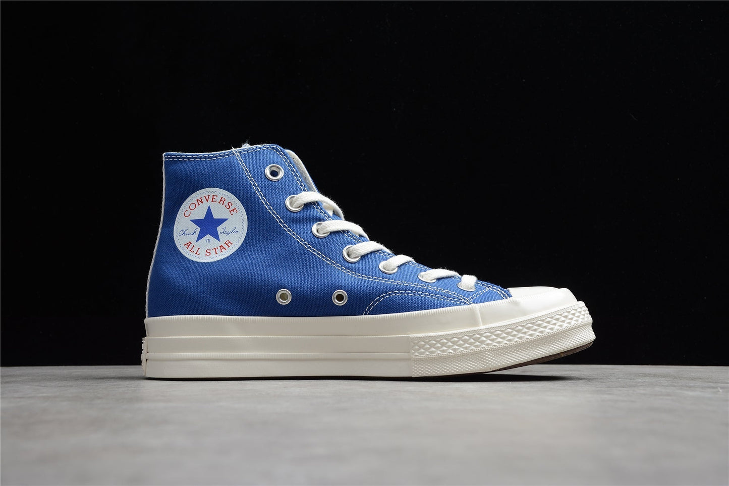 Fabrika Supply Comme des Garçons Play Chuck 70 HI Platform Blue | zapatillas Fabrika Supply