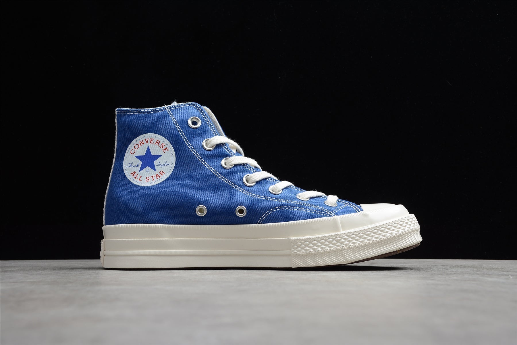 Fabrika Supply Comme des Garçons Play Chuck 70 HI Platform Blue | zapatillas Fabrika Supply