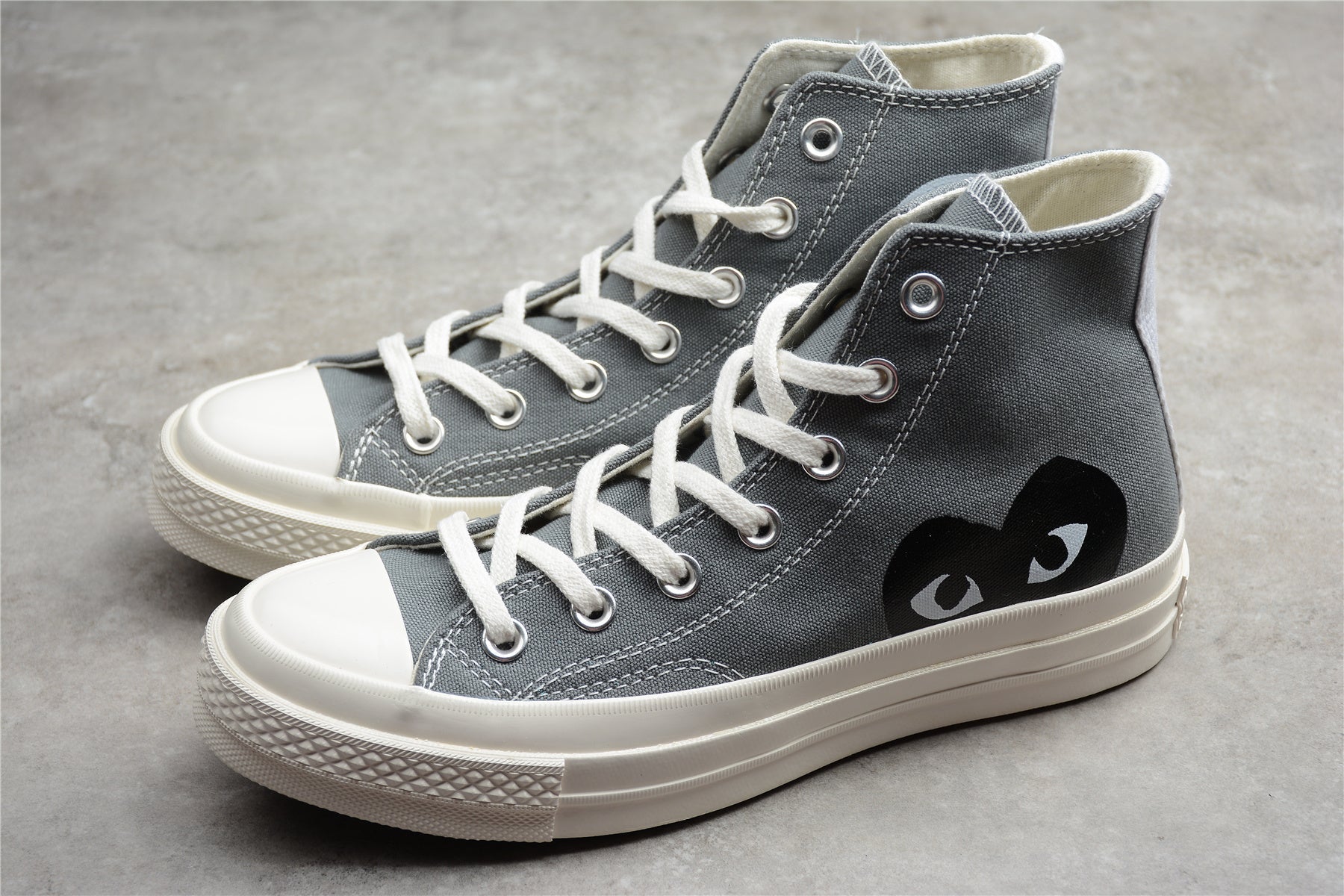 Fabrika Supply Comme des Garçons Play Chuck 70 HI Platform Grey | zapatillas Fabrika Supply