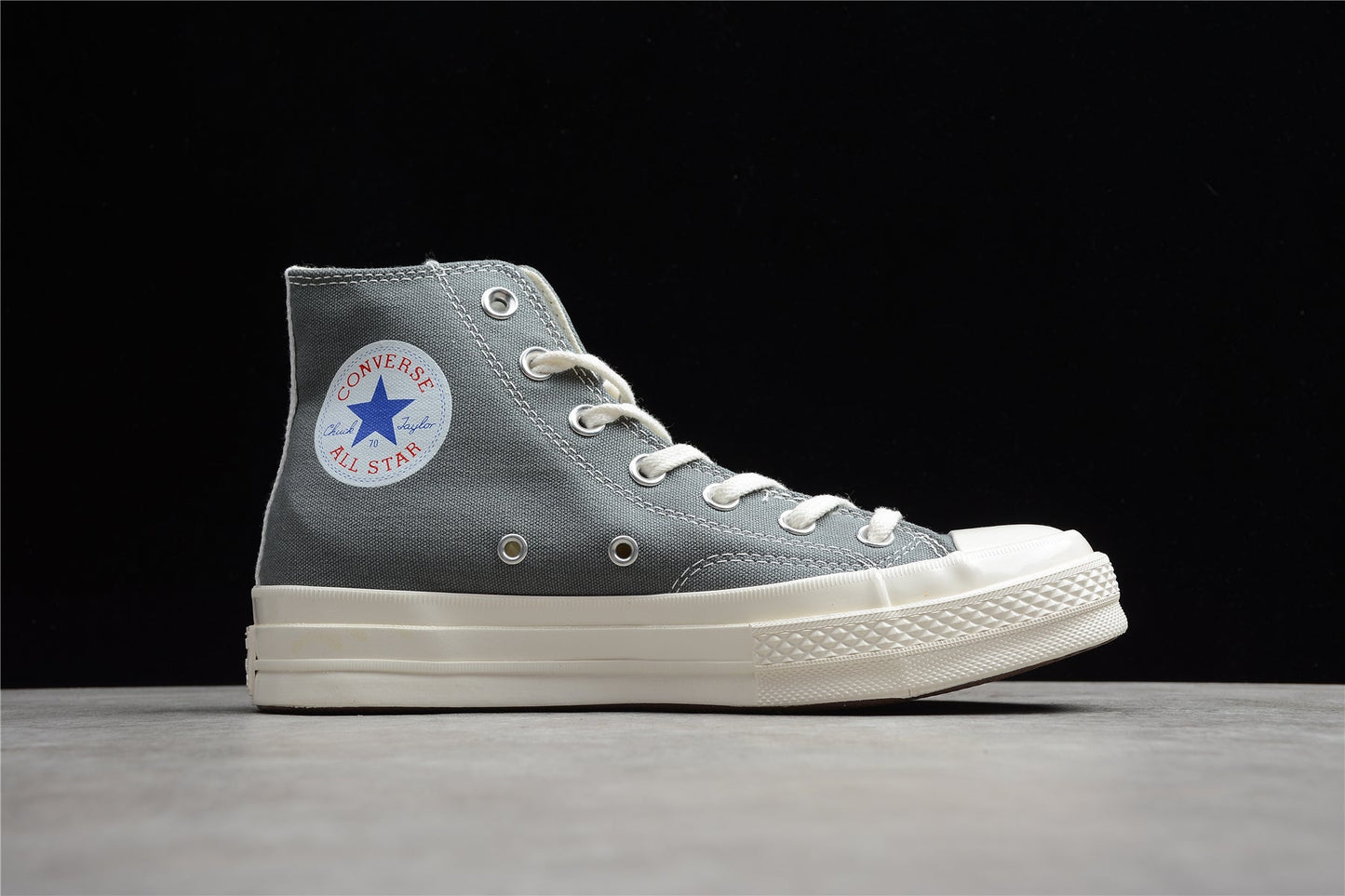 Fabrika Supply Comme des Garçons Play Chuck 70 HI Platform Grey | zapatillas Fabrika Supply
