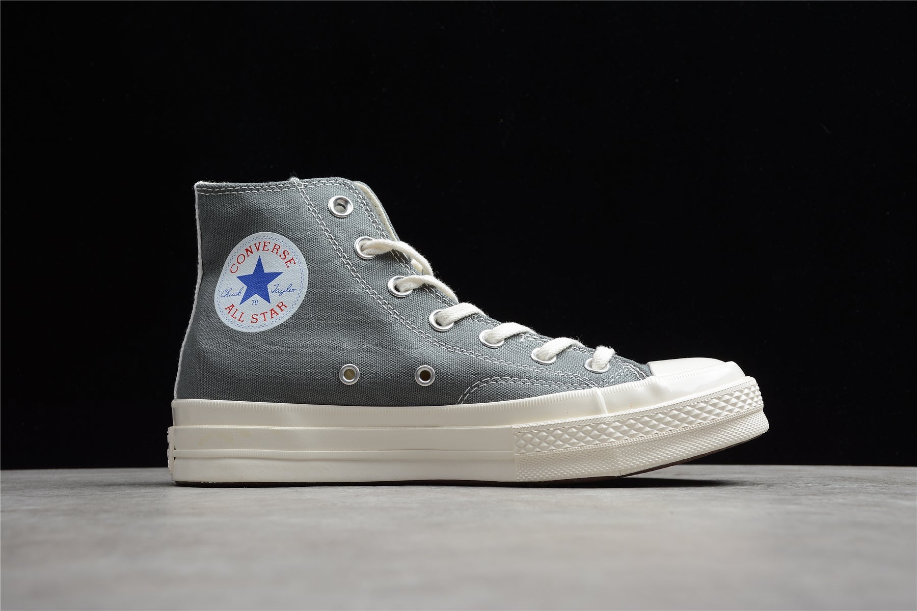 Fabrika Supply Comme des Garçons Play Chuck 70 HI Platform Grey | zapatillas Fabrika Supply