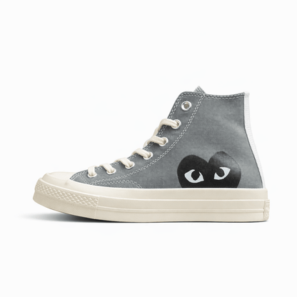 Fabrika Supply Comme des Garçons Play Chuck 70 HI Platform Grey | zapatillas Fabrika Supply