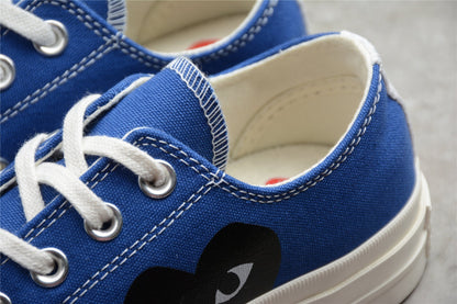 Fabrika Supply Comme des Garçons Play Chuck 70 Low Platform Blue | zapatillas Fabrika Supply