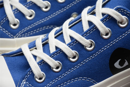 Fabrika Supply Comme des Garçons Play Chuck 70 Low Platform Blue | zapatillas Fabrika Supply