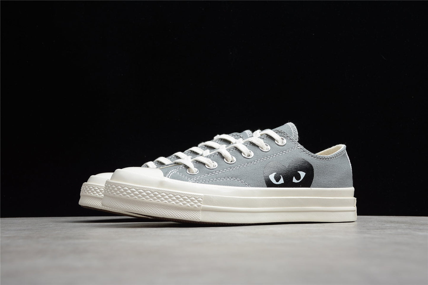 Fabrika Supply Comme des Garçons Play Chuck 70 Low Platform Grey | zapatillas Fabrika Supply