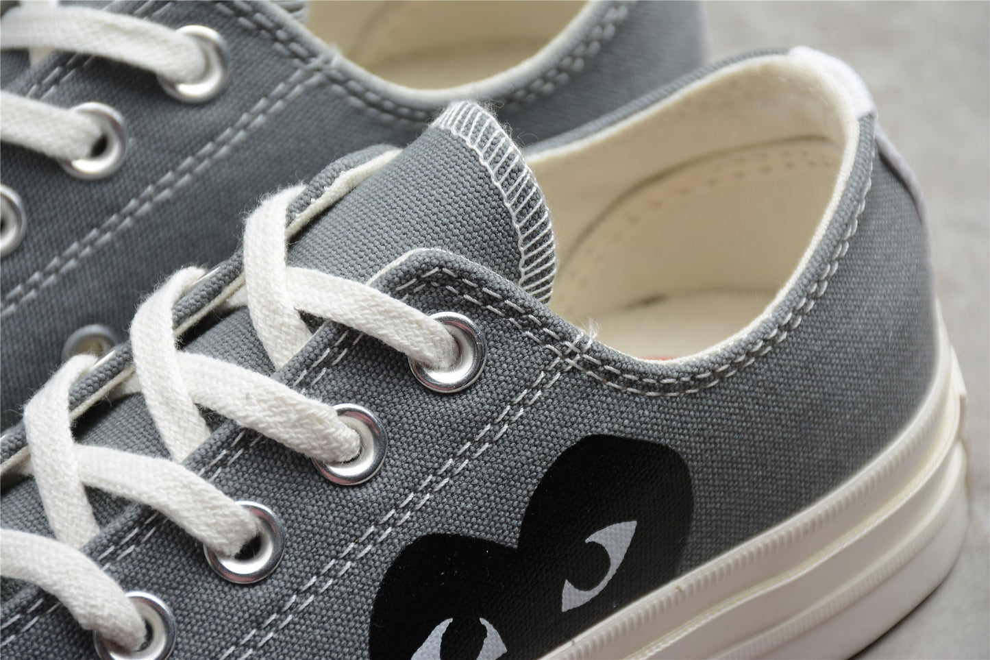 Fabrika Supply Comme des Garçons Play Chuck 70 Low Platform Grey | zapatillas Fabrika Supply
