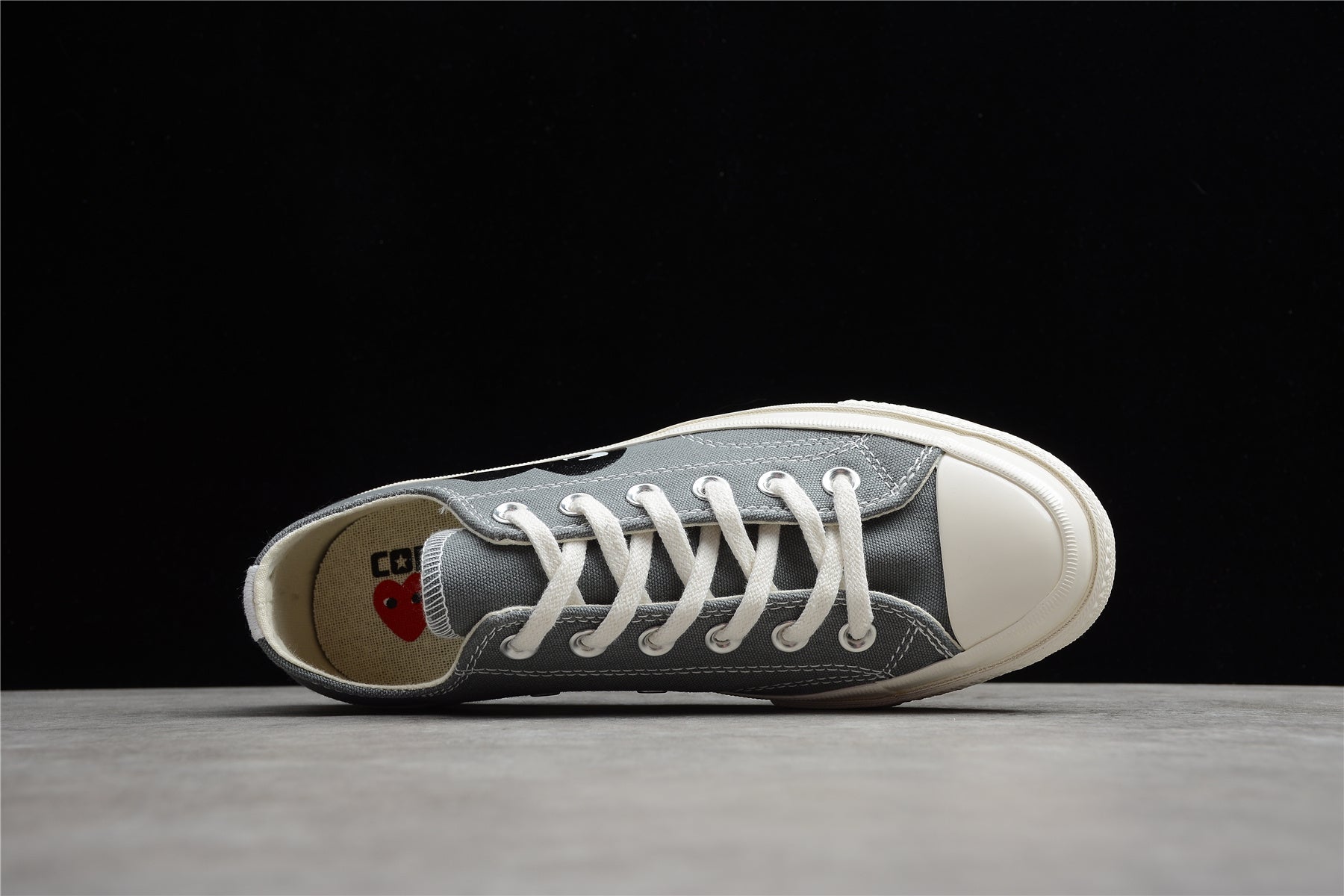 Fabrika Supply Comme des Garçons Play Chuck 70 Low Platform Grey | zapatillas Fabrika Supply