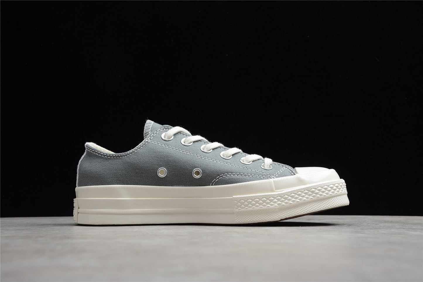 Fabrika Supply Comme des Garçons Play Chuck 70 Low Platform Grey | zapatillas Fabrika Supply