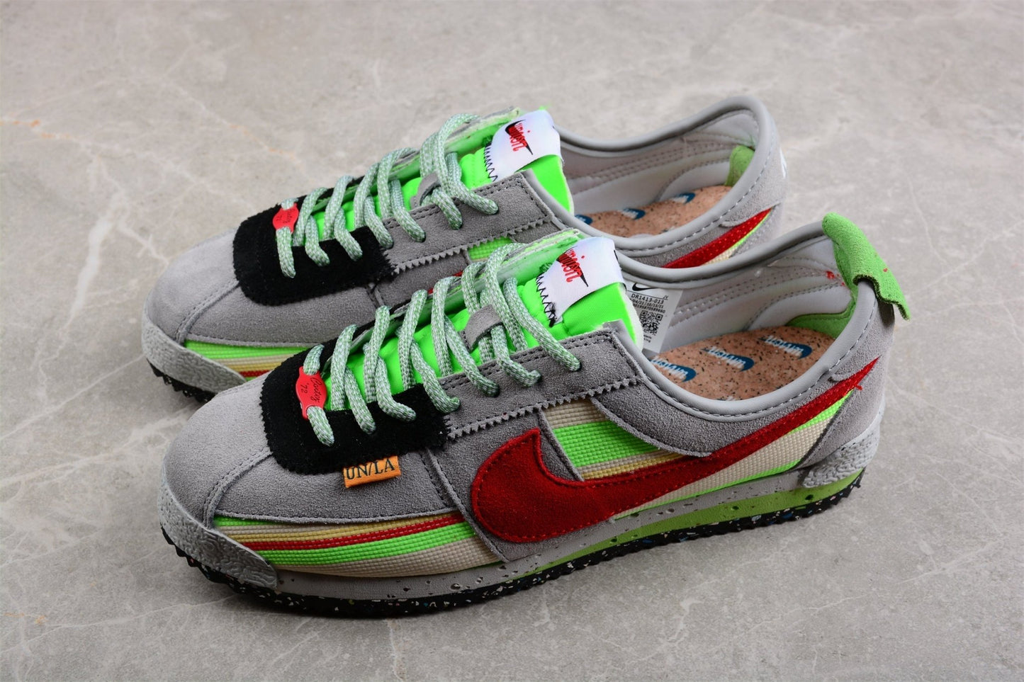 Fabrika Supply Cortez SP “Union LA” Grey / Green / Red | zapatillas Fabrika Supply