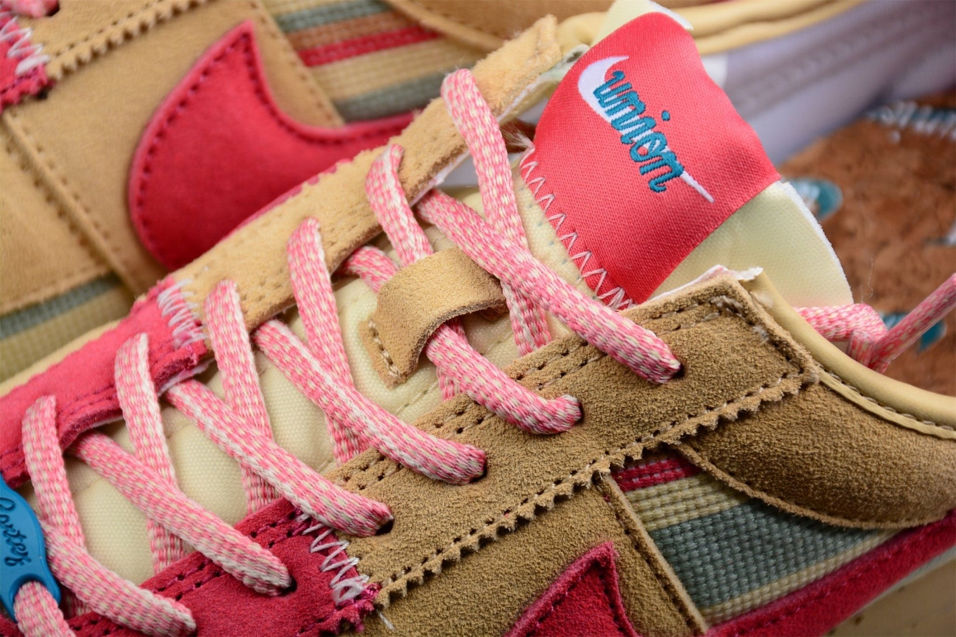 Fabrika Supply Cortez x Union LA Beige / Red / Olive Green | zapatillas Fabrika Supply