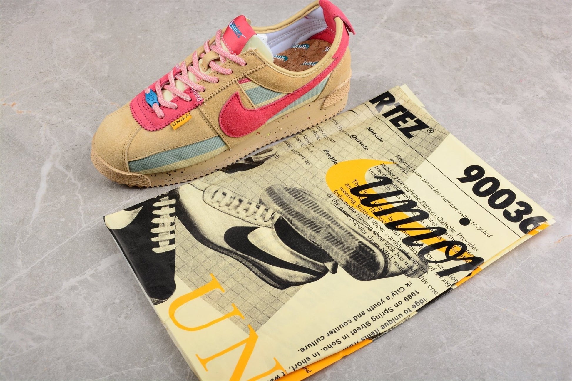 Fabrika Supply Cortez x Union LA Beige / Red / Olive Green | zapatillas Fabrika Supply