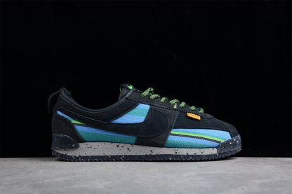 Essenza Rosa Cortez x Union LA Black / Blue / Green | zapatillas Essenza Rosa