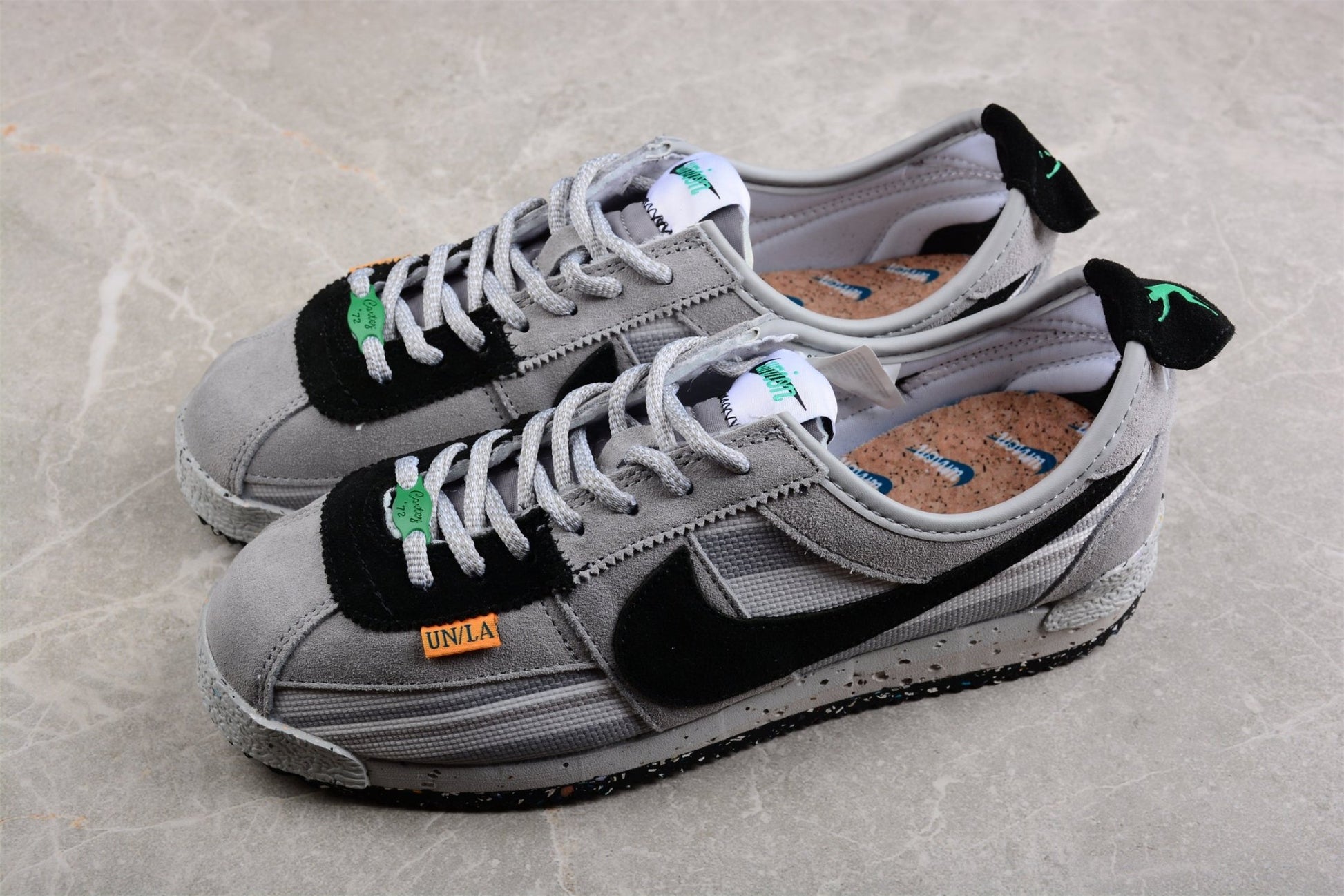 Essenza Rosa Cortez x Union LA Grey / Black | zapatillas Essenza Rosa