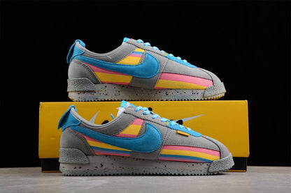 Essenza Rosa Cortez x Union LA Grey / Blue / Yellow / Pink | zapatillas Essenza Rosa
