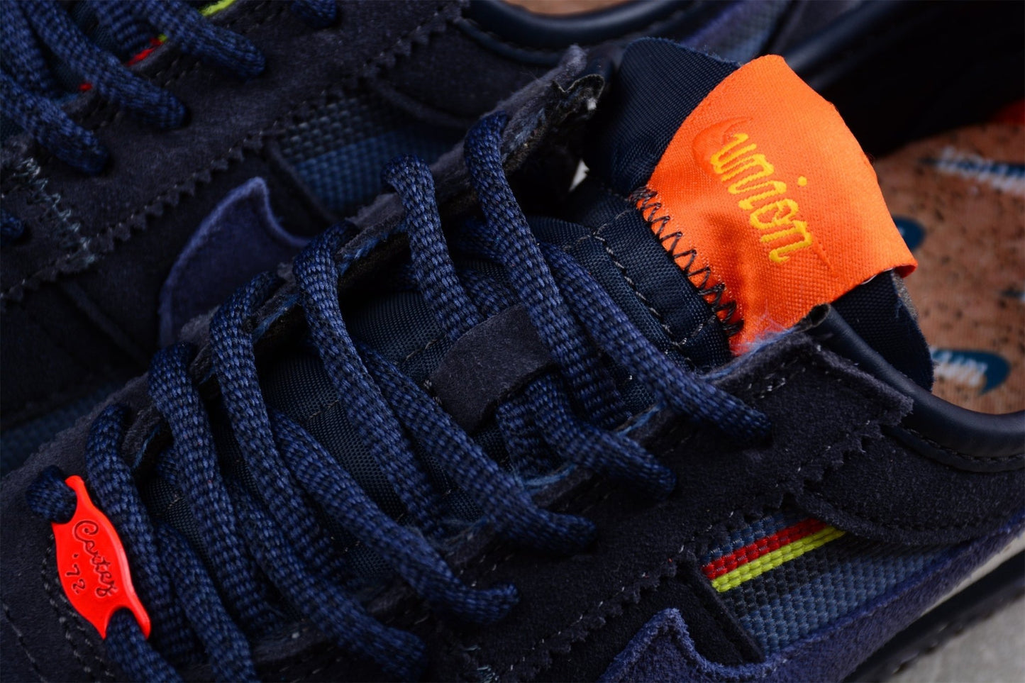 Essenza Rosa Cortez x Union LA Navy / Orange | zapatillas Essenza Rosa