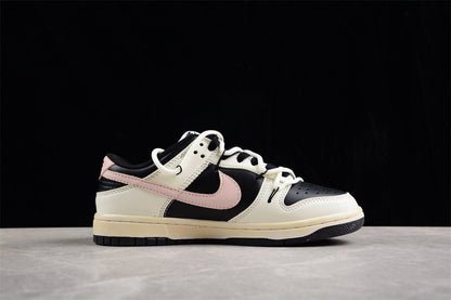 Essenza Rosa Dunk Low Black / Cream / Pastel Pink | zapatillas Essenza Rosa