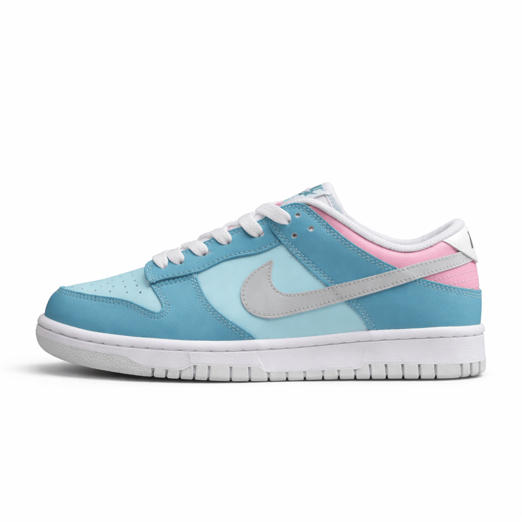 Essenza Rosa Dunk Low Blue / Sky Blue / Pastel Pink | zapatillas Essenza Rosa