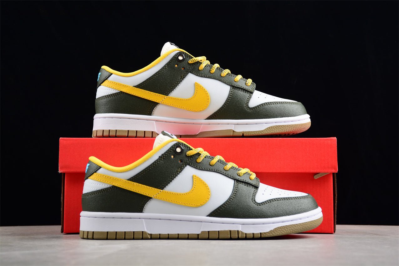 Essenza Rosa Dunk Low White / Green / Yellow | zapatillas Essenza Rosa