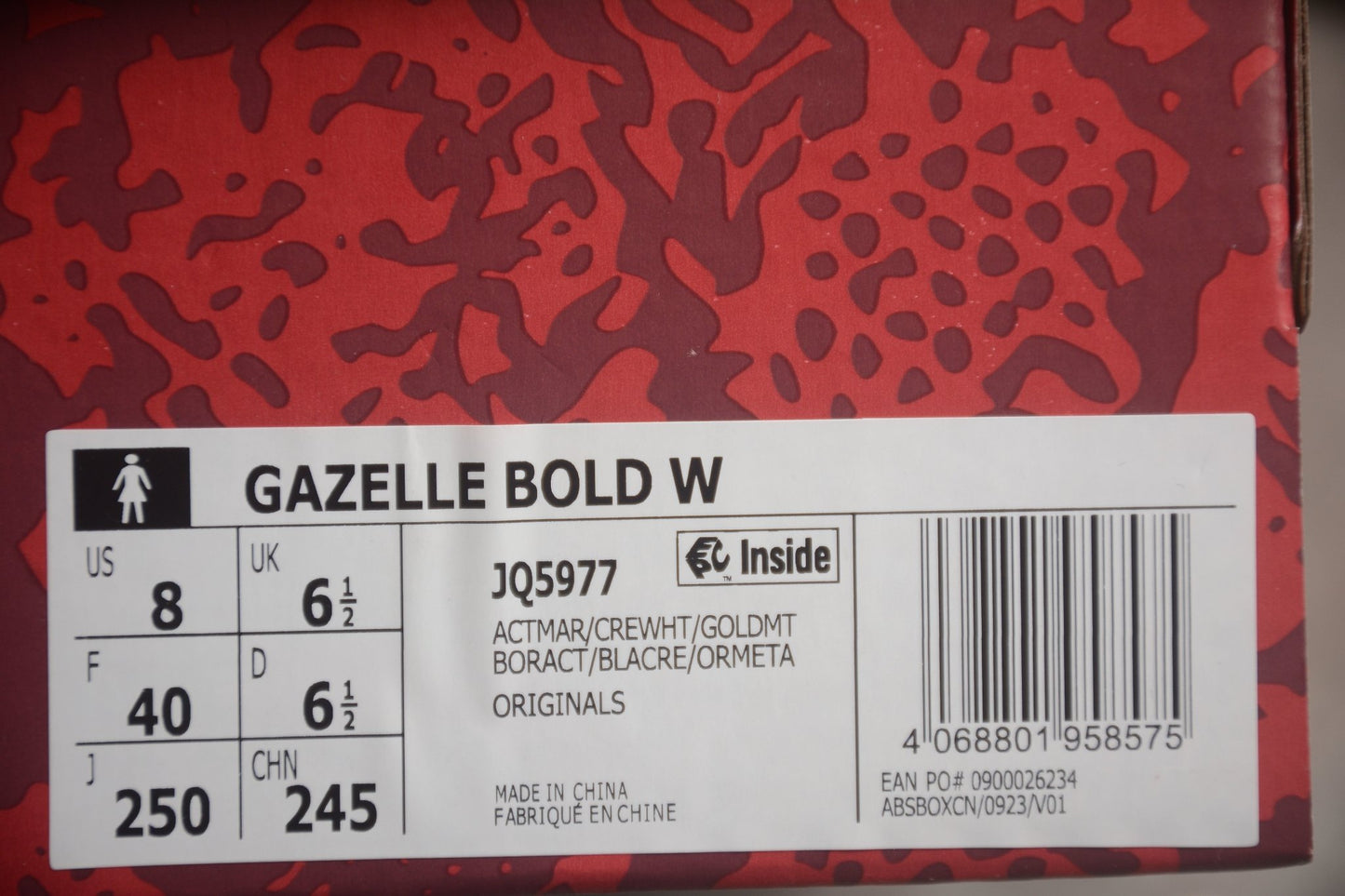Fabrika Supply Gazelle Bold Red / White | zapatillas Fabrika Supply
