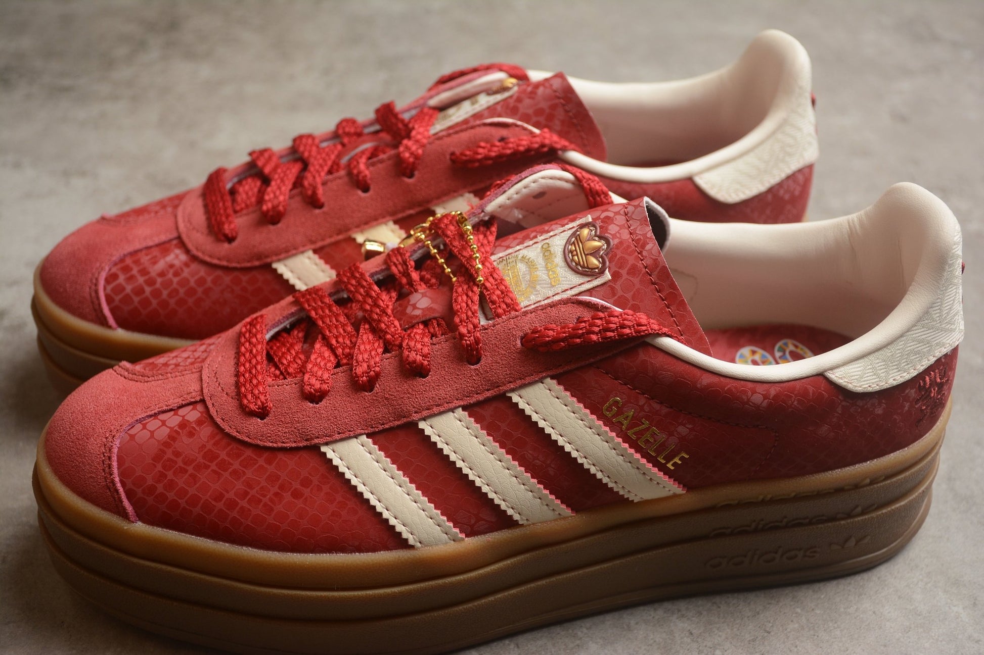 Fabrika Supply Gazelle Bold Red / White | zapatillas Fabrika Supply