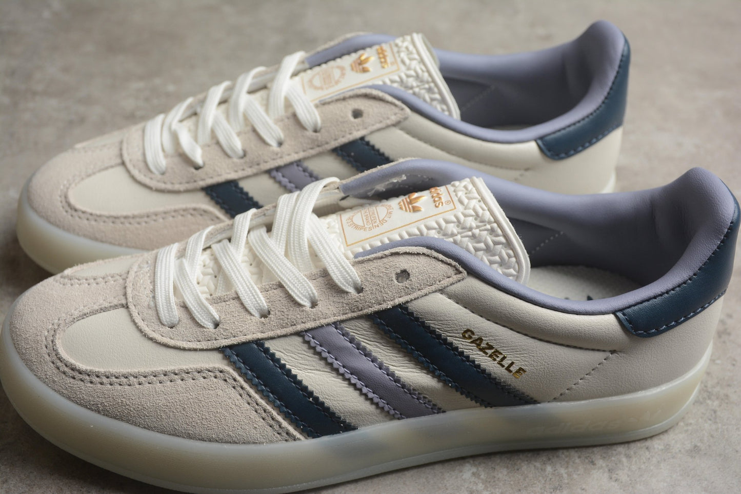 Fabrika Supply Gazelle Light Bone / Navy | zapatillas Fabrika Supply