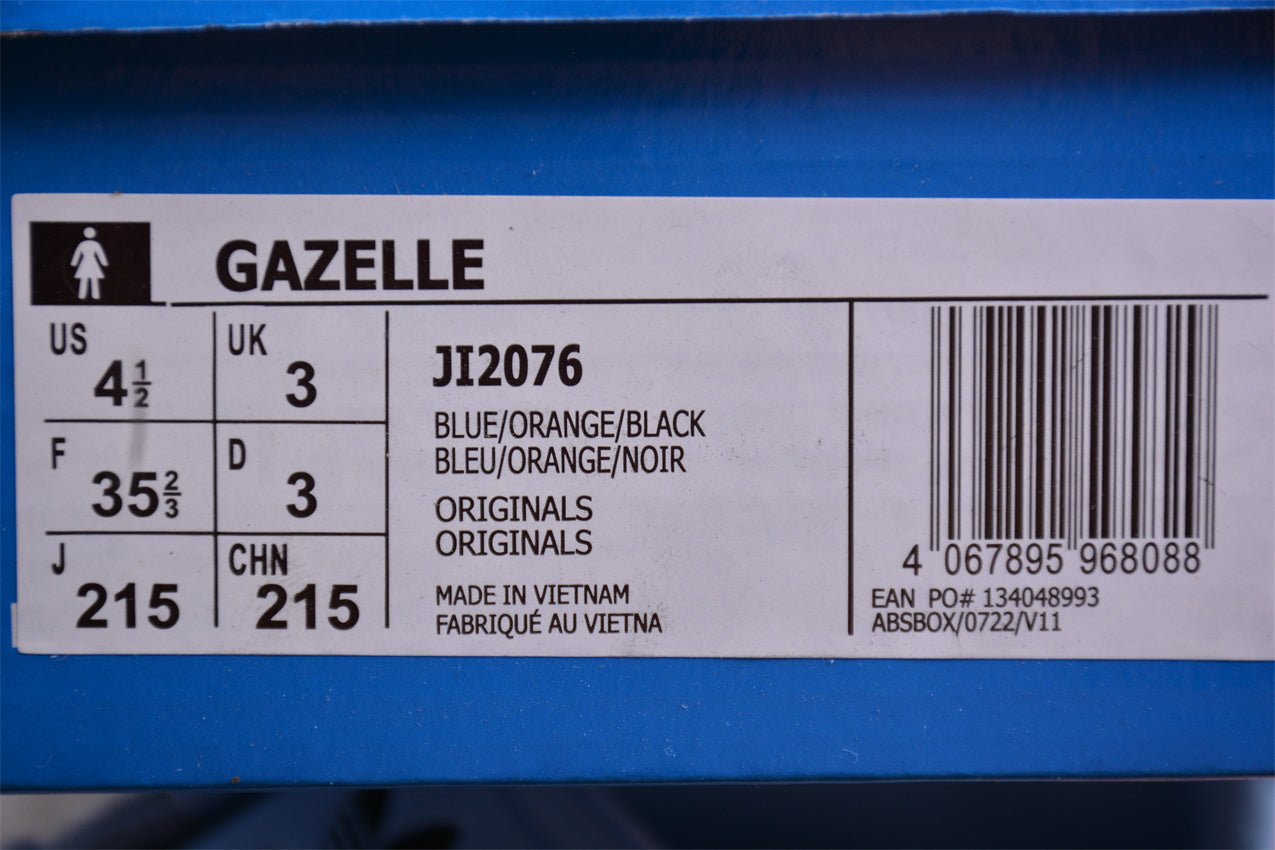 Fabrika Supply Gazelle Sky Blue / Black / Orange | zapatillas Fabrika Supply