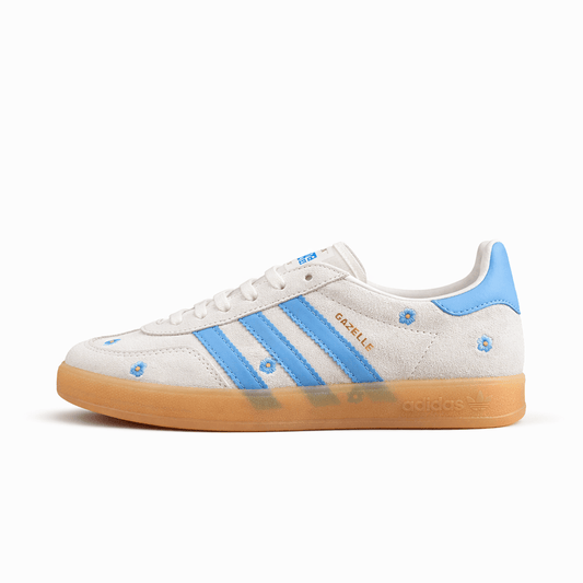 Fabrika Supply Gazelle White / Sky Blue Floral | zapatillas Fabrika Supply