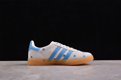 Fabrika Supply Gazelle White / Sky Blue Floral | zapatillas Fabrika Supply