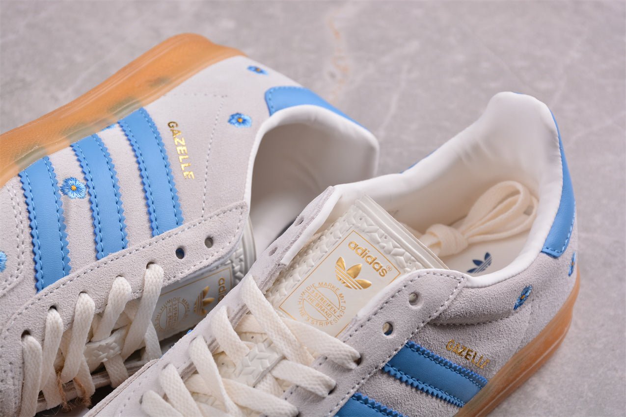 Fabrika Supply Gazelle White / Sky Blue Floral | zapatillas Fabrika Supply