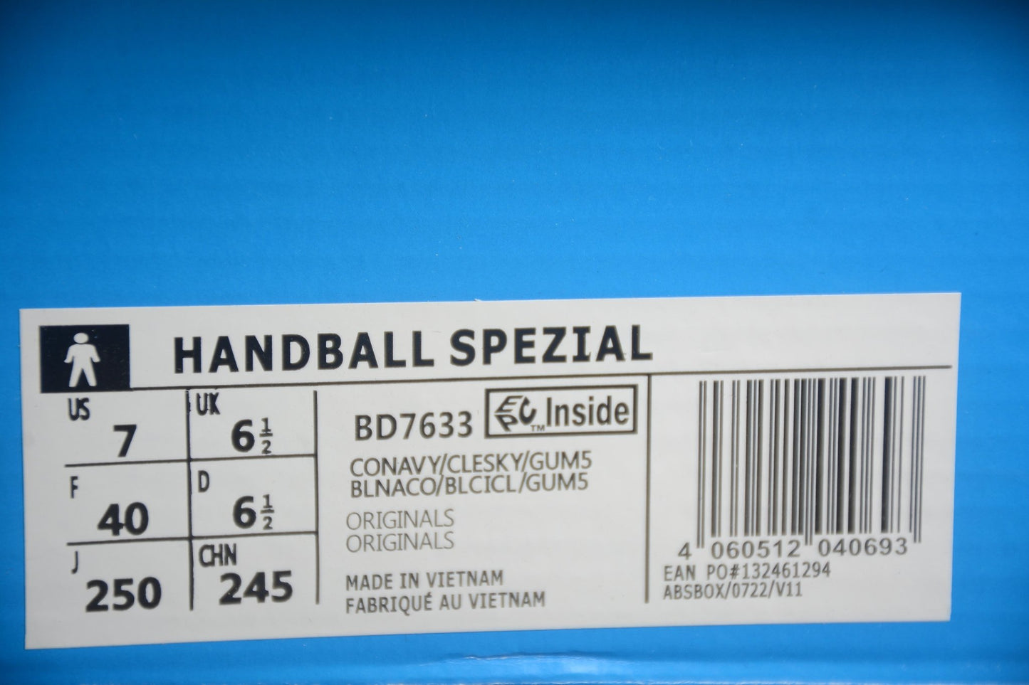 Fabrika Supply Handball Spezial Dark Greyish Blue / Sky Blue | zapatillas Fabrika Supply