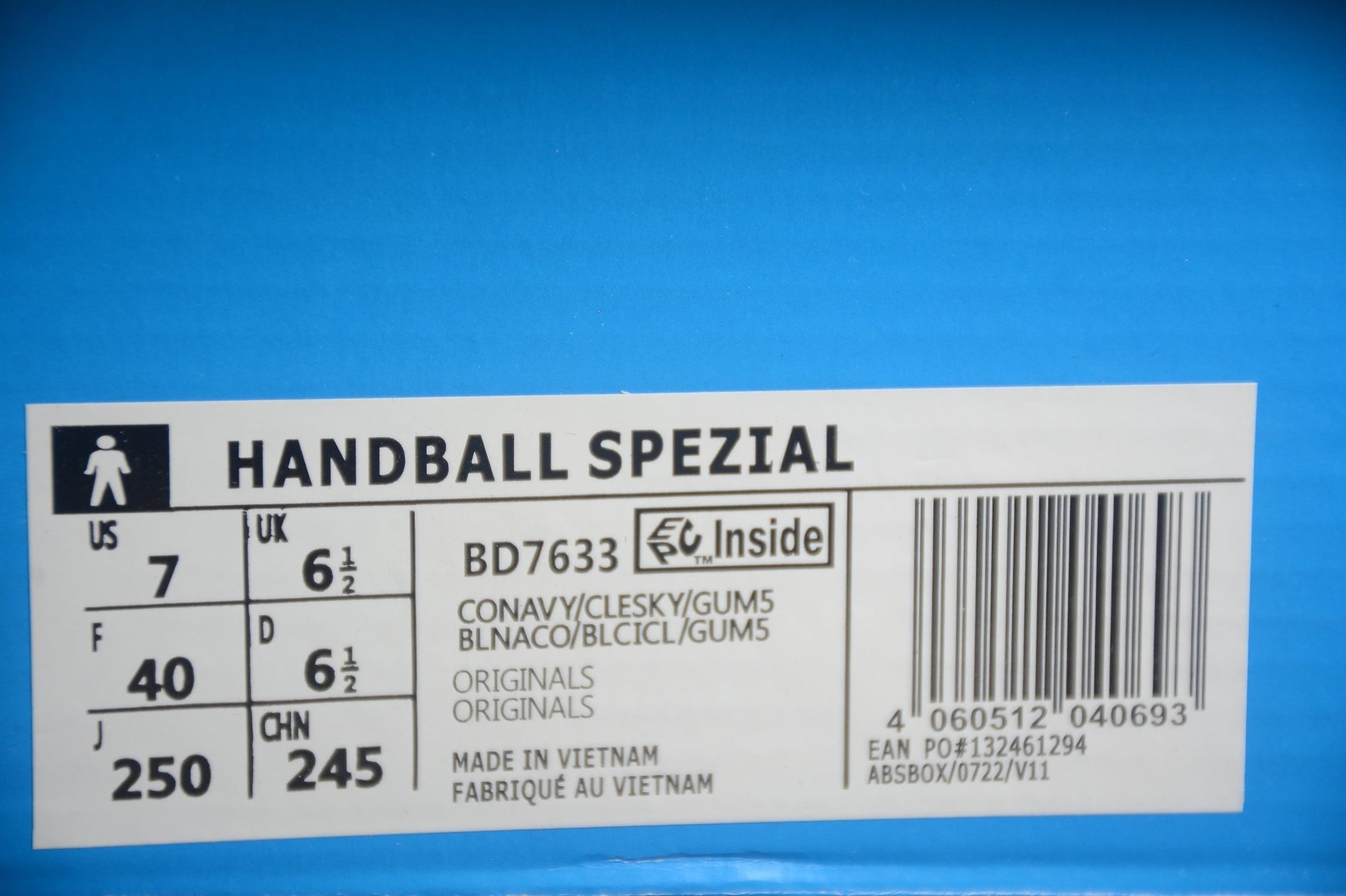 Fabrika Supply Handball Spezial Dark Greyish Blue / Sky Blue | zapatillas Fabrika Supply