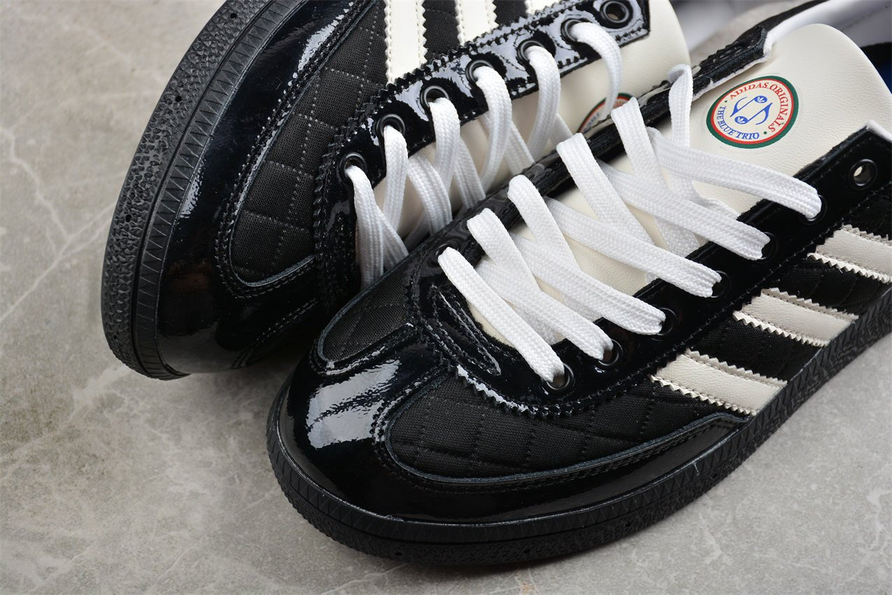 Fabrika Supply Handball Spezial Patent Black / White | zapatillas Fabrika Supply