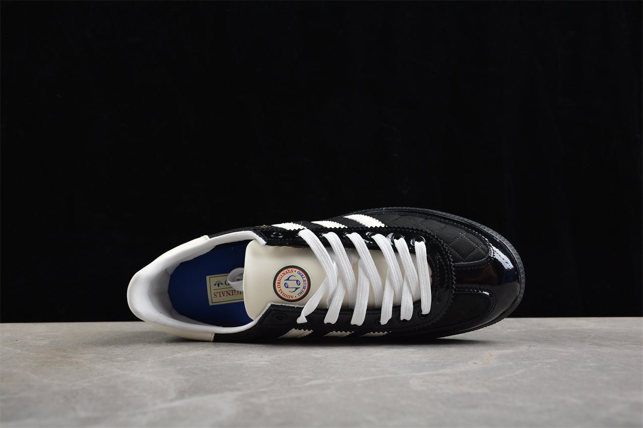 Fabrika Supply Handball Spezial Patent Black / White | zapatillas Fabrika Supply