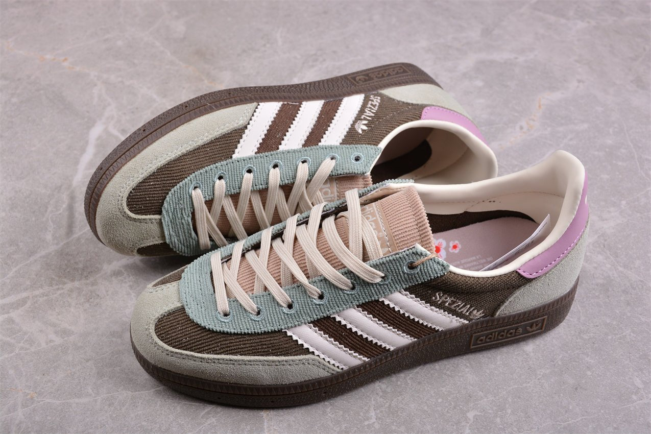 Fabrika Supply Handball Spezial Sage Green / Brown / White / Corduroy | zapatillas Fabrika Supply