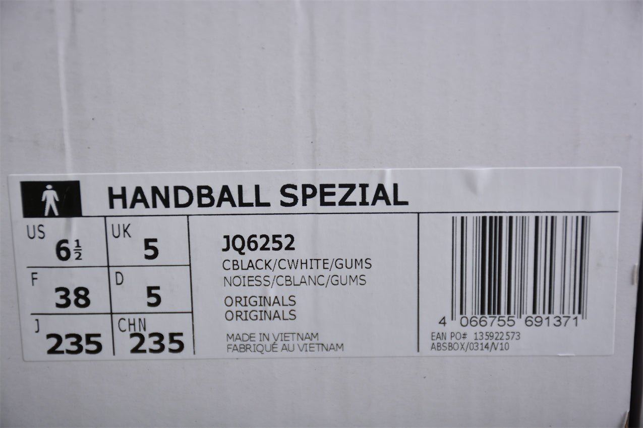 Fabrika Supply INVINCIBLE x Handball Spezial Black / White | zapatillas Fabrika Supply