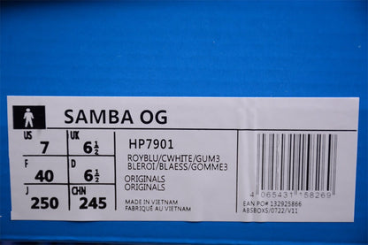 Fabrika Supply Samba OG Blue / White | zapatillas Fabrika Supply