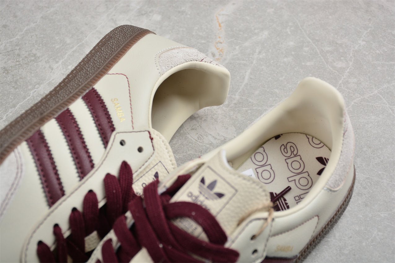 Fabrika Supply Samba OG Wonder White / Maroon | zapatillas Fabrika Supply