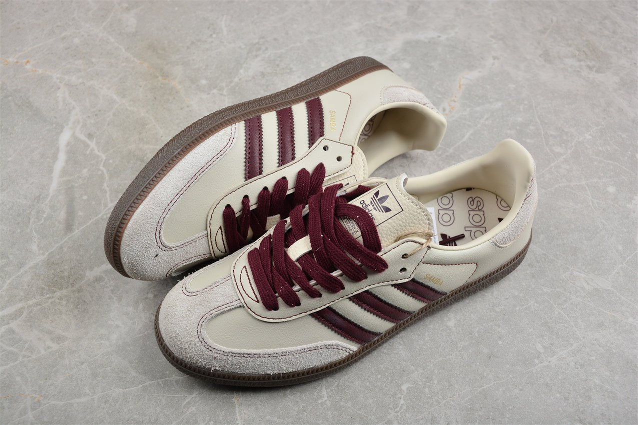 Fabrika Supply Samba OG Wonder White / Maroon | zapatillas Fabrika Supply