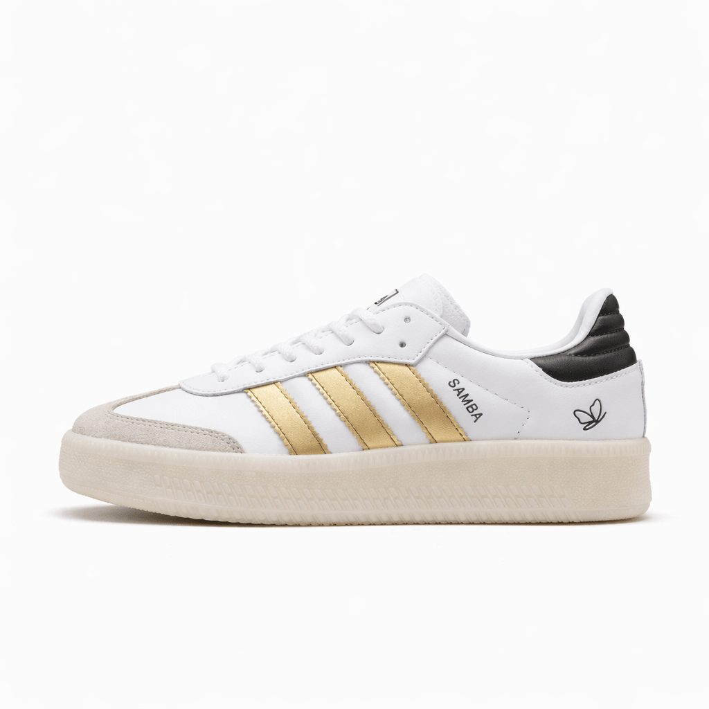 Fabrika Supply Samba XLG Platform White / Black / Gold | zapatillas Fabrika Supply